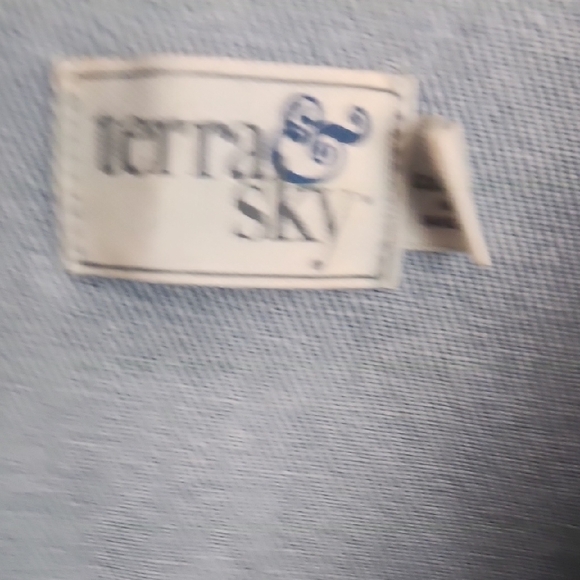 Terra & Sky Light Blue Jean Jacket - Picture 4 of 7